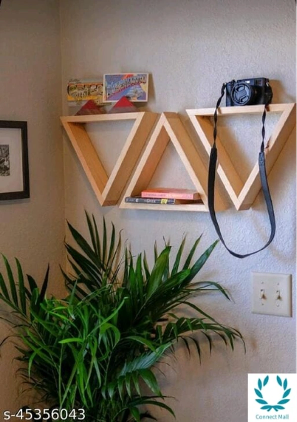 Unique Wall Shelves Material: Wooden - LXBXH:16X15x15 inch, Wooden